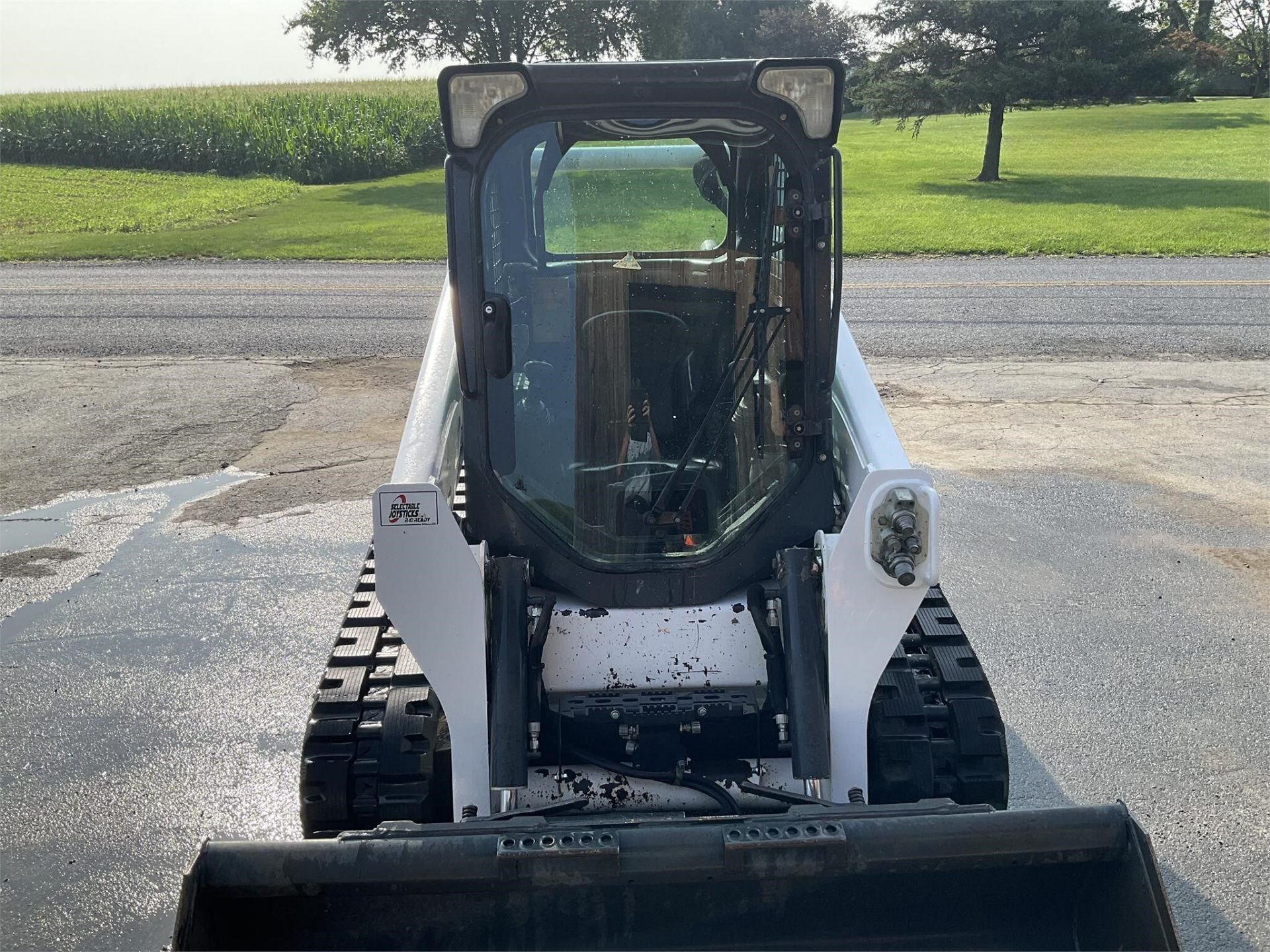 2014 Bobcat T590 — front cab view